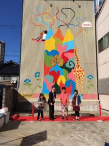 カラフルな壁画ウォールアート制作・依頼は壁画アーティストSHOGEN